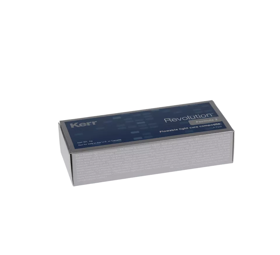 Kerr Dental 29495 Revolution Formula 2 Flowable Hybrid Composite Syringe A3 4/Bx Kerr Dental 29495 Revolution Formula 2 Flowable Hybrid Composite Syringe A3 4/Bx